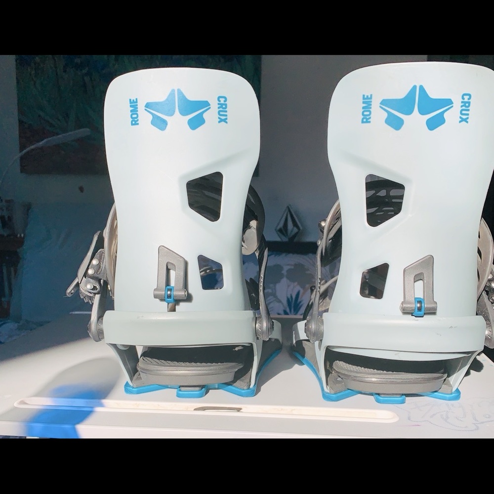 Rome Crux Snowboard Bindings Mens L/XL Ridden Once!